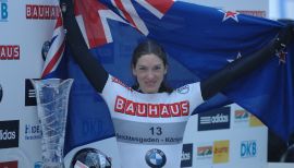 Support Kiwi skeleton racer in Olympic dream.